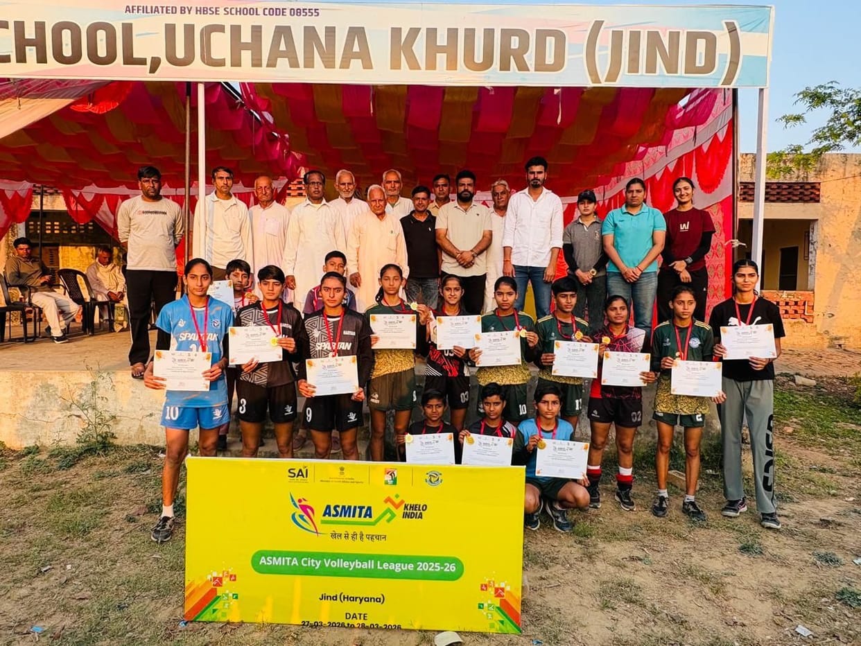 Uchana Khurd Crowned Champions of Asmita Volleyball League