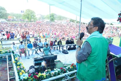 CM Hemant Soren jumps into election campaign in Assam attacks BJP