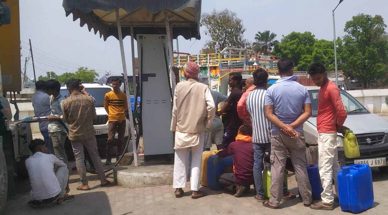Up to 200 rupees for petrol in a bike and 1000 rupees in a car