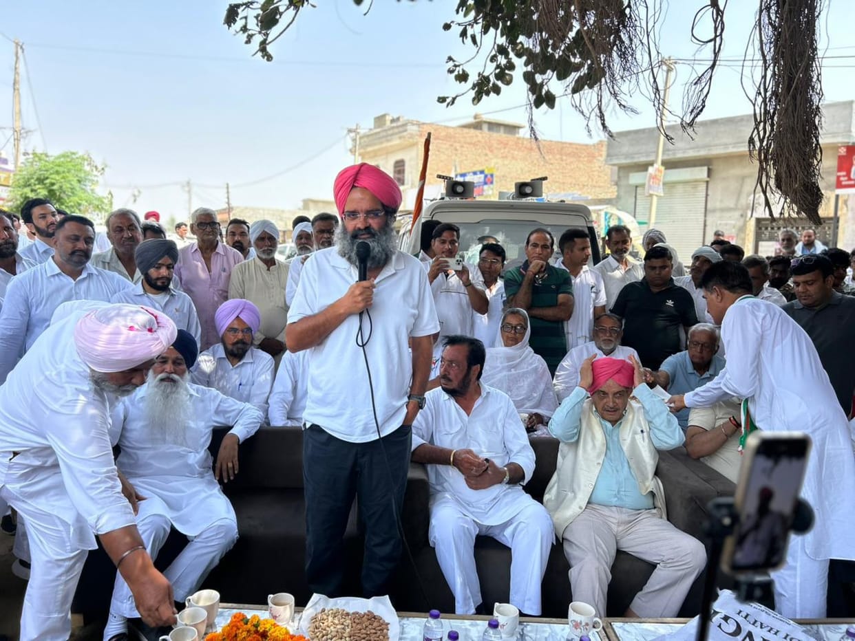 Former MP Brijendra Singh said - Congress is the strongest political party, Congress's goodwill journey reached the Dabwali constituency