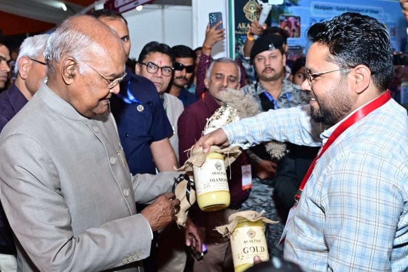 Former President Ram Nath Kovind Arrives at CSA; Emphasizes Youth Generation's Focus on Innovation
