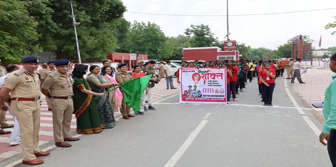 The marathon conveyed the message of women's safety, respect and empowerment.