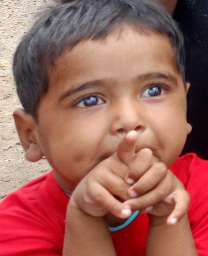 Child dies of high fever; several children in the family fall ill.