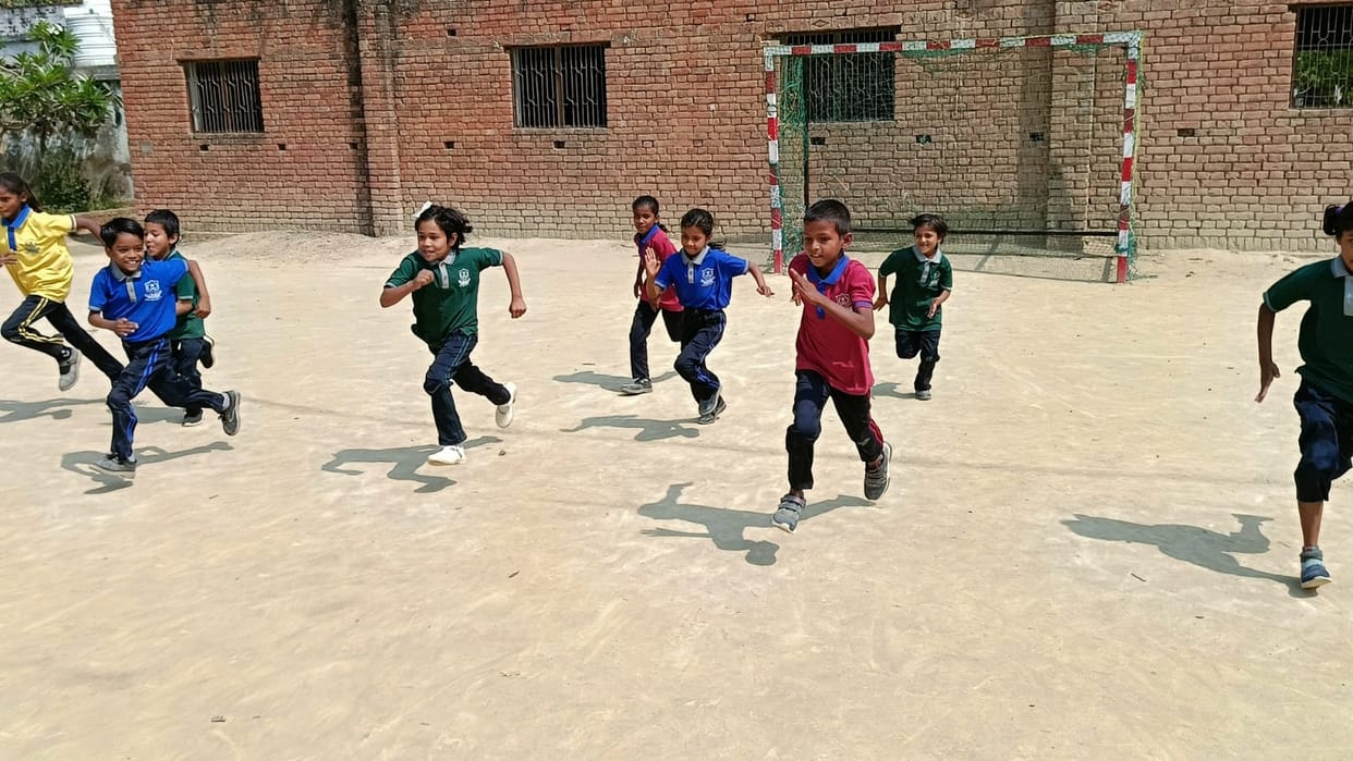 Atul and Aviral ran the fastest 25 meters among 80 children