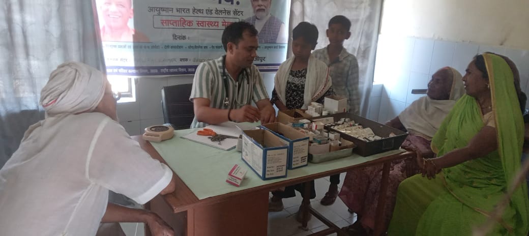 Out of 2200, 800 were suffering from cold and fever.