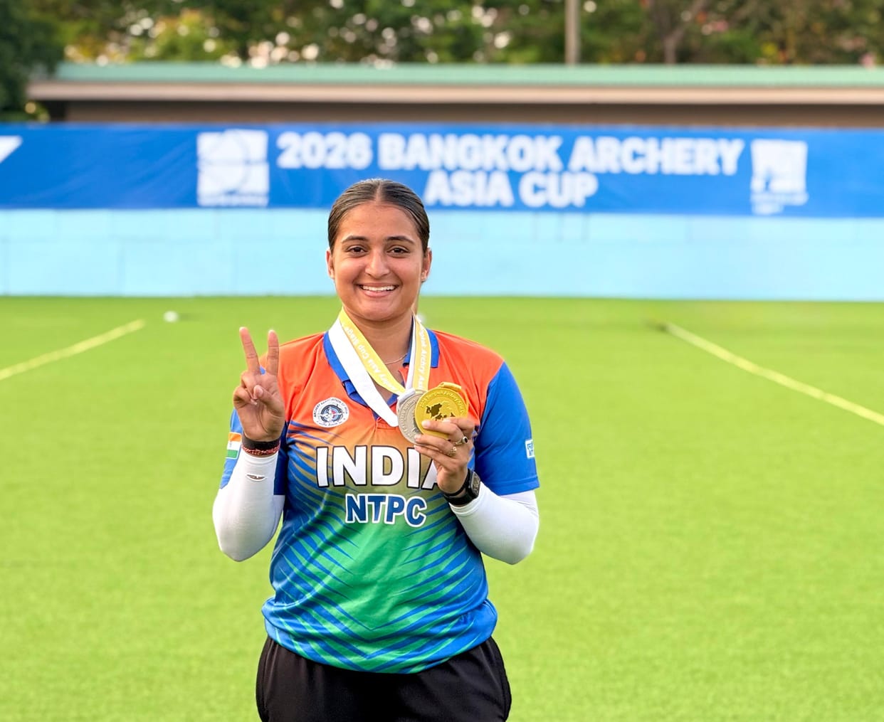 Riddhi won two medals after battling shoulder pain for two years.