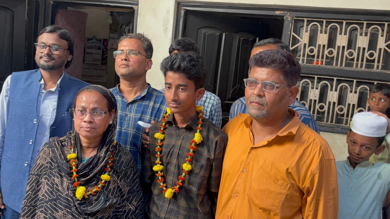 samastipur Result metric topper 6 Shamsheer Akhtar