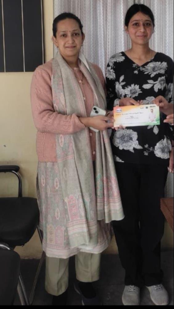 Two former students of Darlaghat College received scholarships