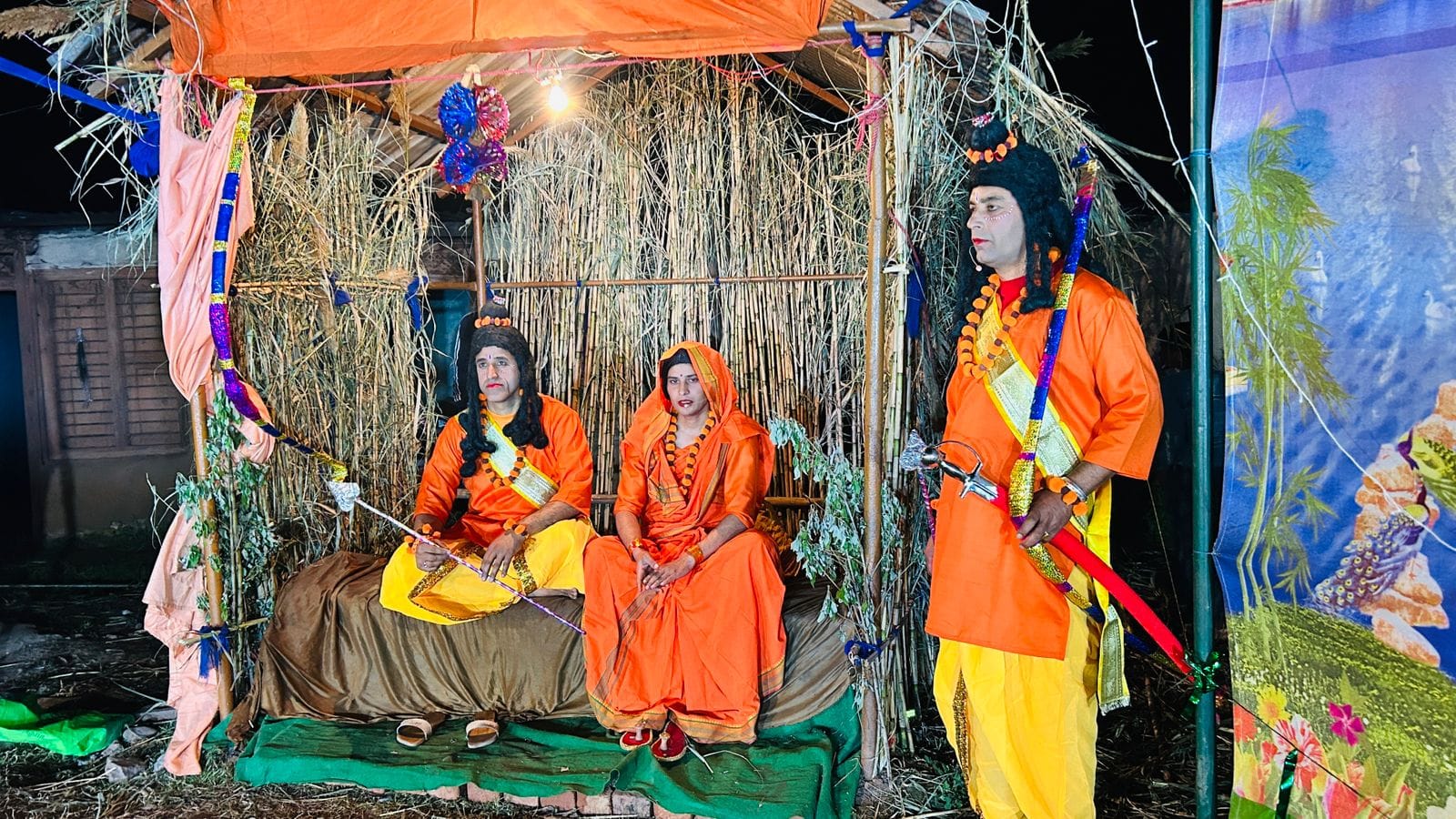 धार महानपुर रामलीला का दृश्यसंवाद