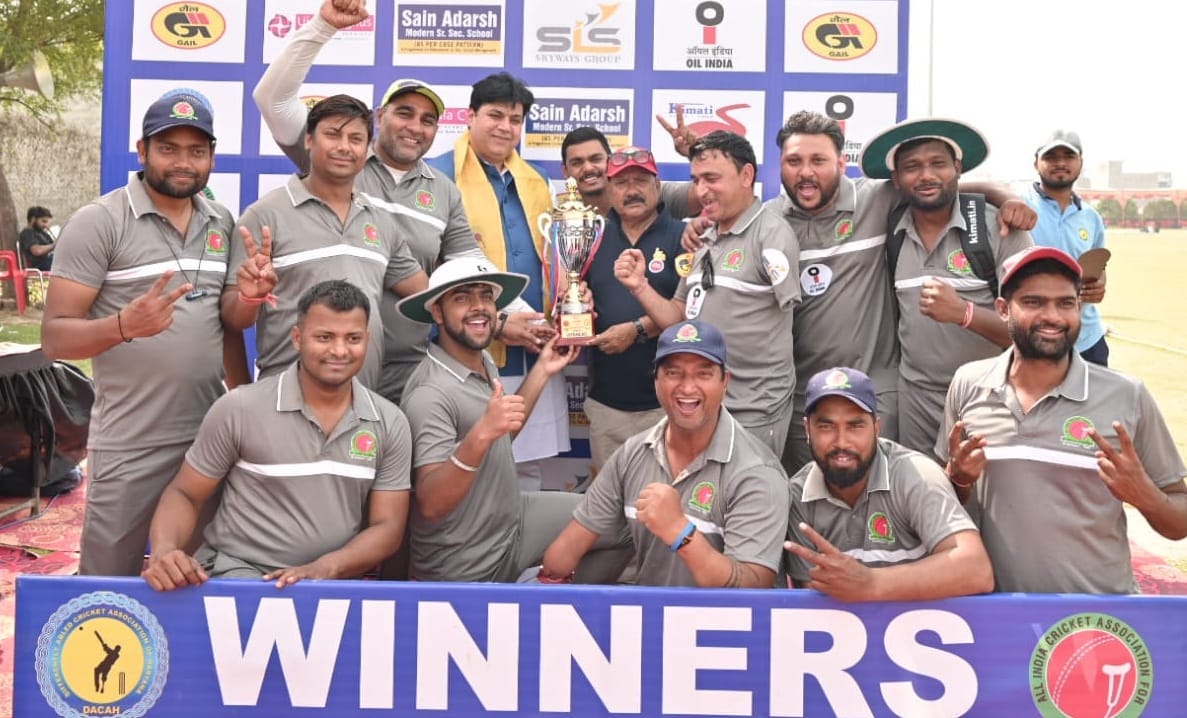 Delhi defeated Jammu and Kashmir to win the North Zone Disabled Cricket Tournament.