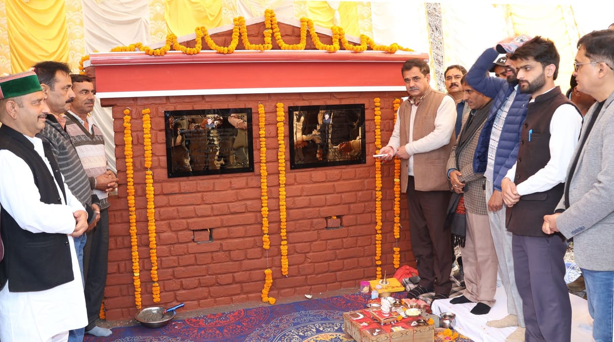 Foundation stone laid for development works worth Rs 7.36 crore in Surajpur Panchayat of Arki