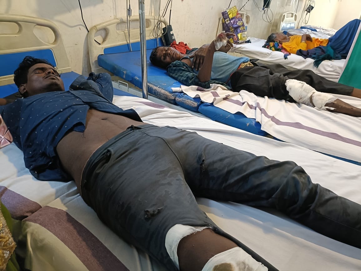 Bihar Accident News :Three bike riders way to PS testify,crushed by Car