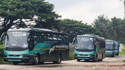 एचआरटीसी की वोल्वो बसें। फाइल फोटो