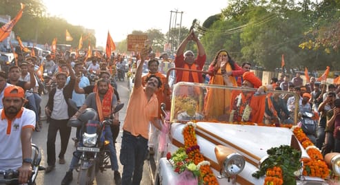 Hundreds of people attended the Hindu Ekta Rally, including MLA Satish