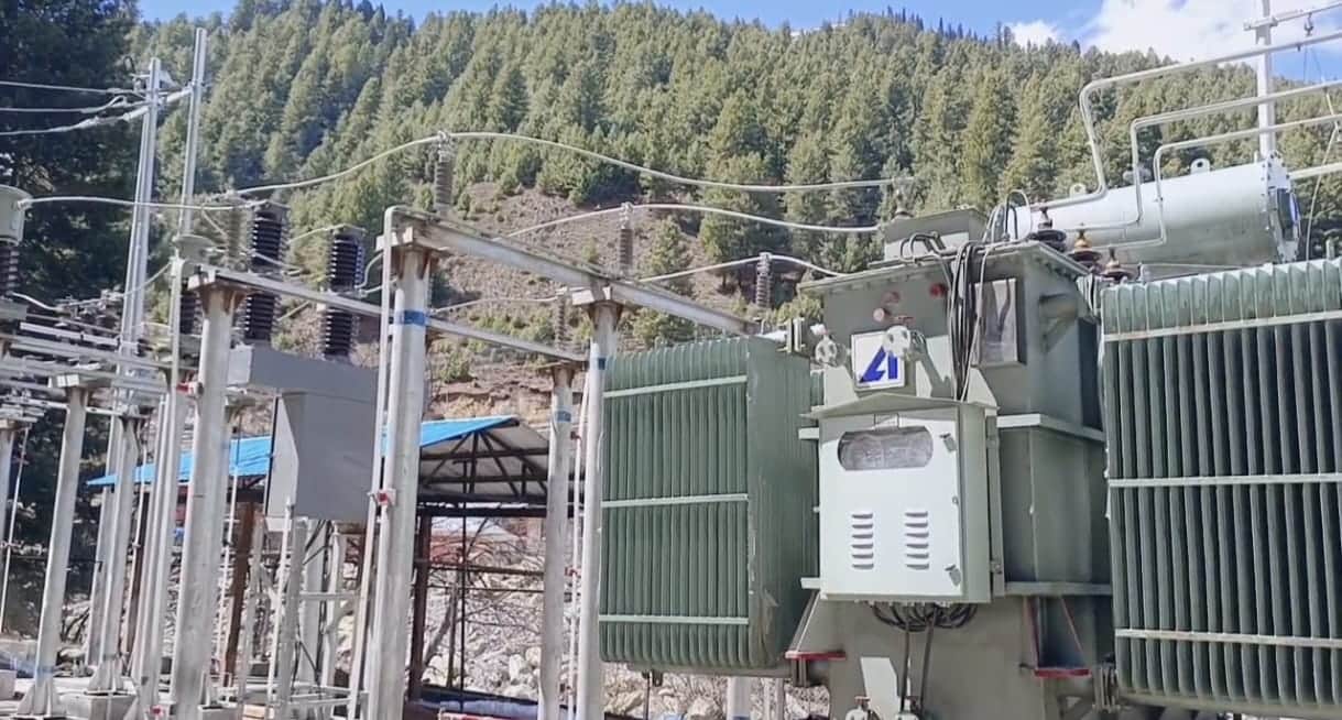 गुरेज का सब स्टेशन। संवाद