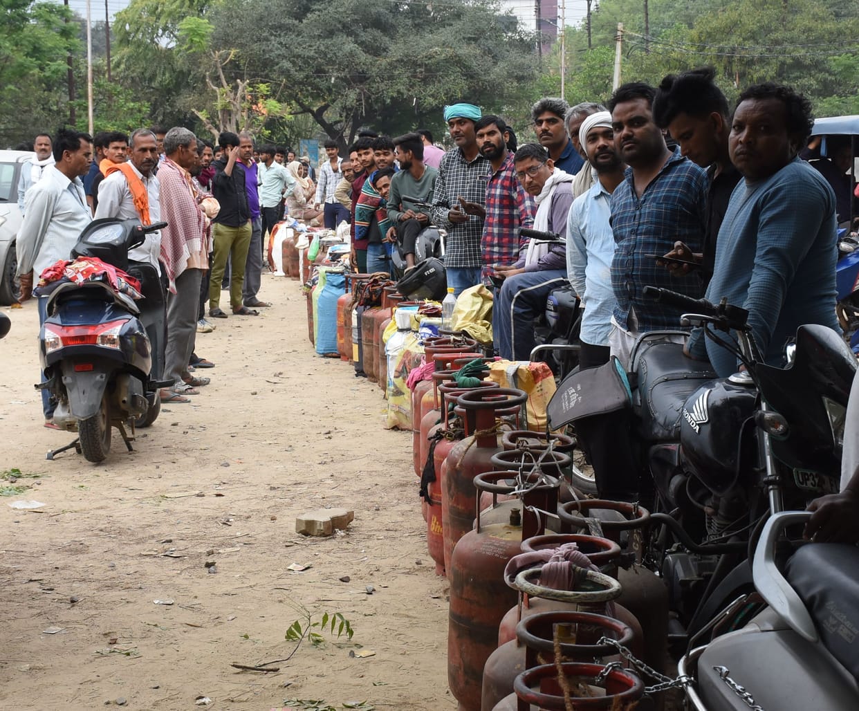 No cylinder, only getting message to be patient