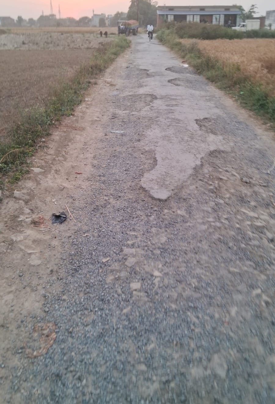 The road connecting the three villages included in the municipality is dilapidated