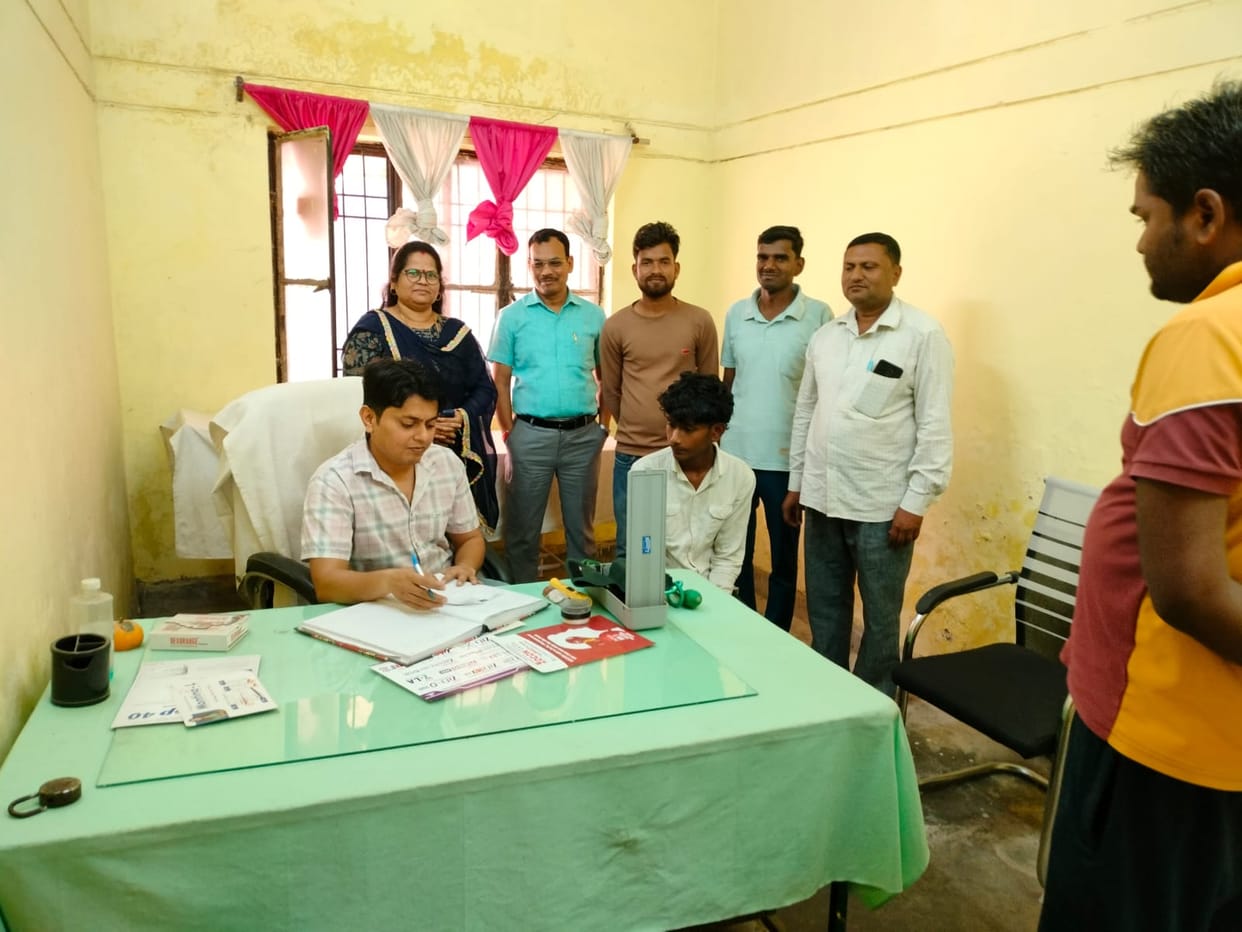 Patients suffering from viral infection, dry cough and arthritis pain arrived at the fair.
