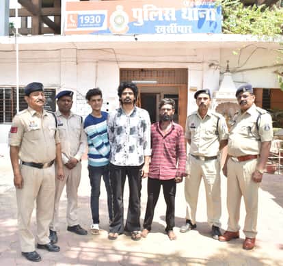 Three arrested with 43-14 grams of heroin in durg
