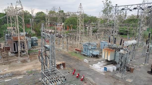 पावर सब स्टेशन। 