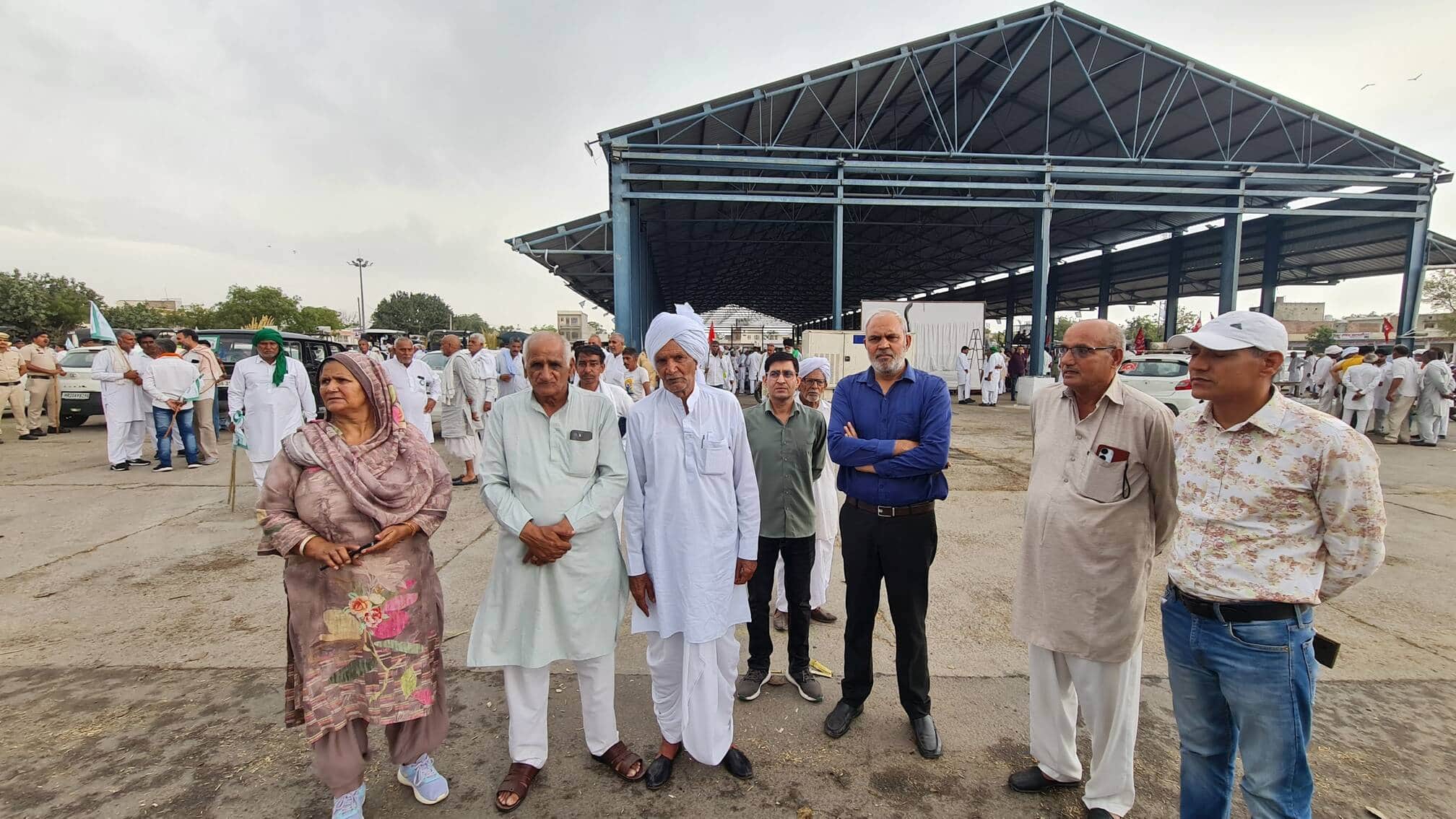 31जेएनडी21: बॉयो गैस प्लांट के विरोध प्रदर्शन का समर्थन करते हुए कंडेला खाप प्रधान ओमप्रकाश कंड