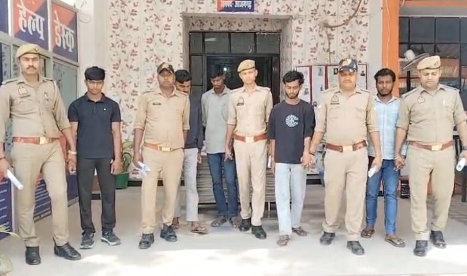 Five members of a gang of thieves arrested, stolen goods recovered