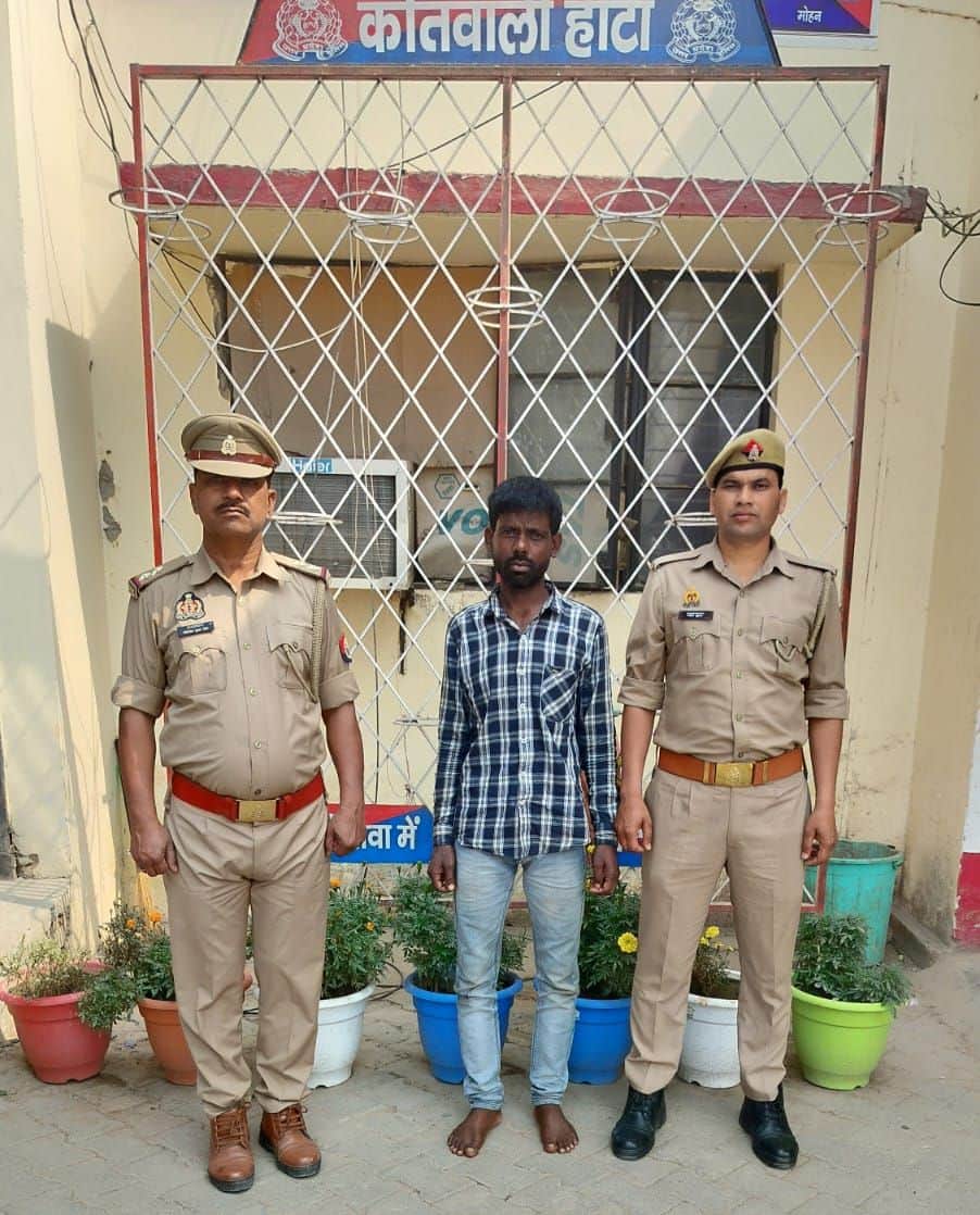 हाटा पुलिस की गिरफ्त में राजवीर का हत्यारोपी डब्लू