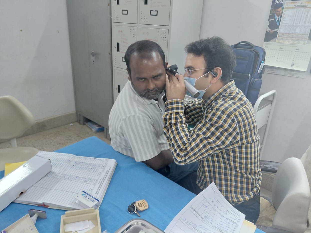 After the appointment of technician, audiometry test started in the district hospital.