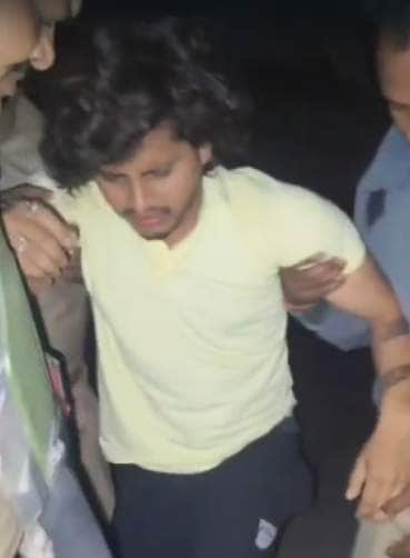 कधरापुर में पुलिस से हुई मुठभेड़ में घायल बदमाश। श्रोत-पुलिस