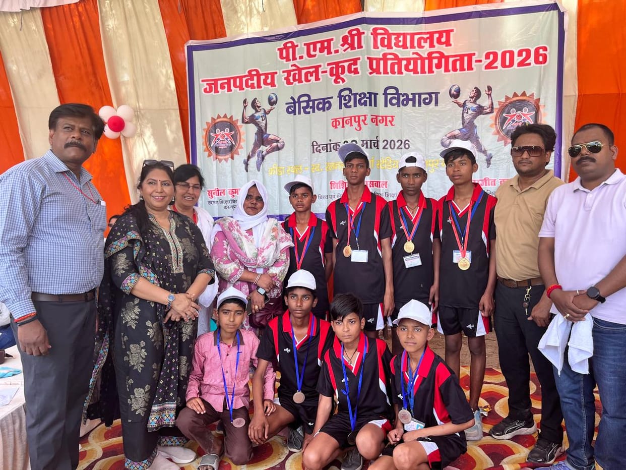 Bilhaur Crowned Overall Champion at PM Shri Sports Festival