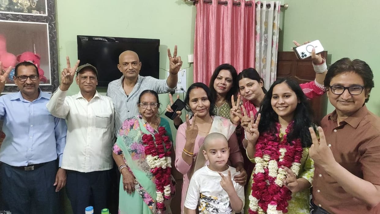 Ananya hoisted the flag of success, got second place