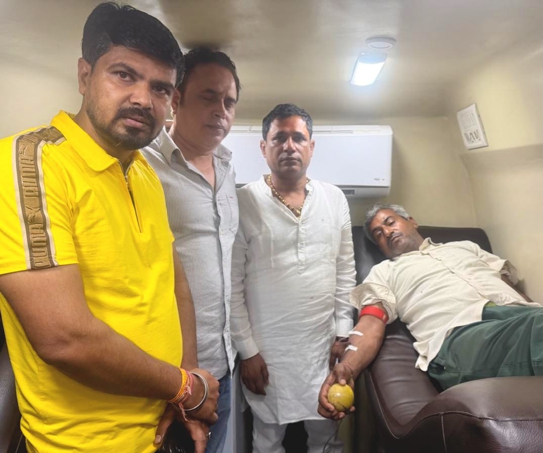 Camp organised on Lord Mahavir Jayanti, 22 people donated blood