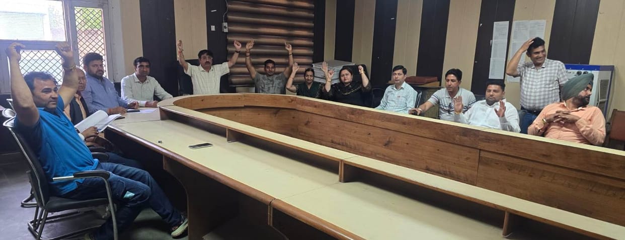 Councillors boycotted the budget meeting for the third time.