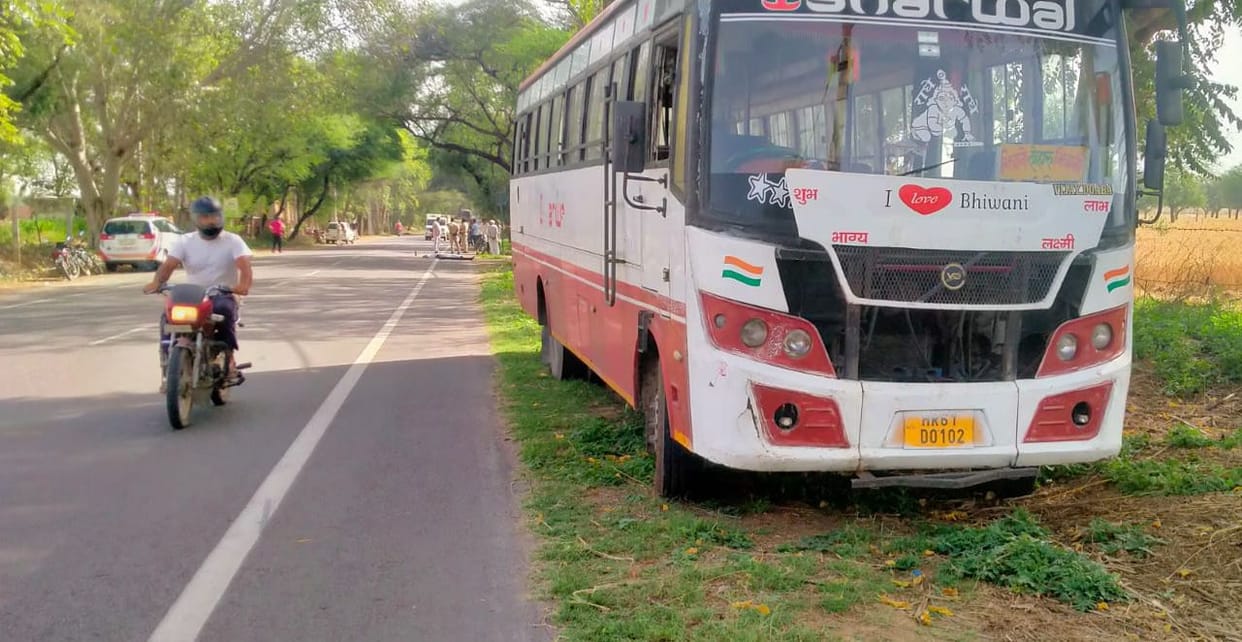 Labourer crushed to death by private bus on Delhi-Pilani highway