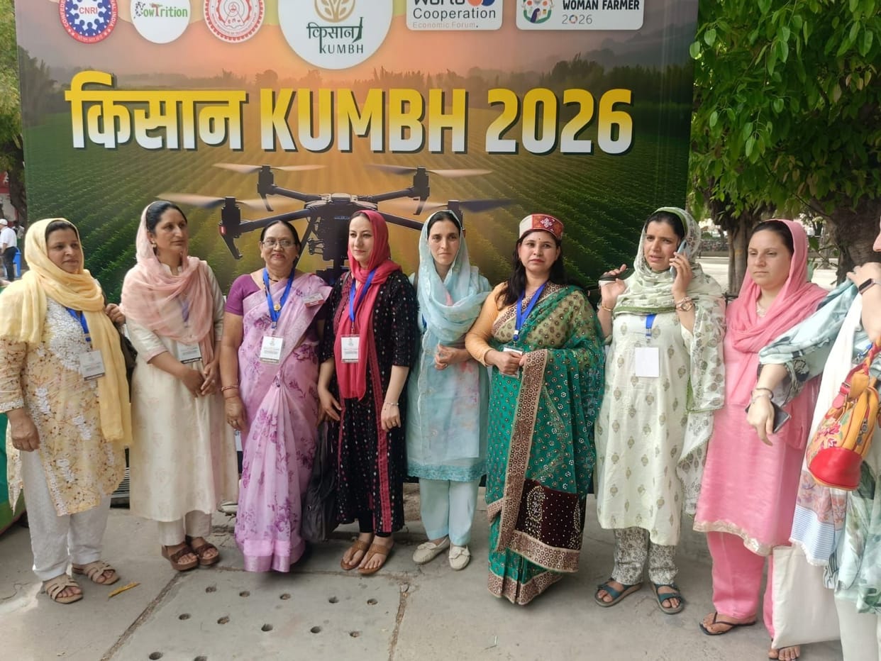 Himachal's daughters returned from the Women Farmers Mahakumbh