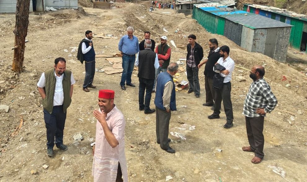 CPI(M) team including former MLA Rakesh Singha reached Chester Hill