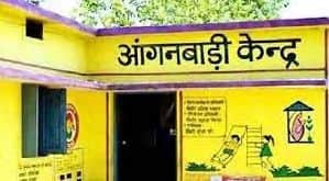 फोटो01कासगंज में बना आंगनबाड़ी केंद्र। संवाद