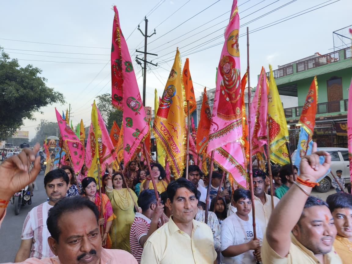Khatu Shyam Gungan Festival begins with Nishan Yatra