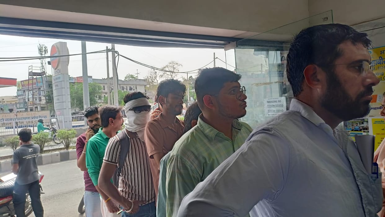 Queues formed for gas, the administration cracked down on black marketing, and a team of 12 officers was deployed.