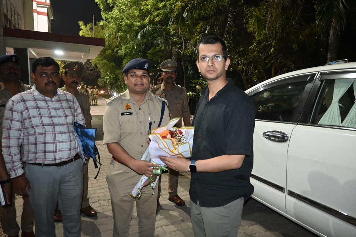Newly appointed Superintendent of Police takes charge, assures to strengthen law and order