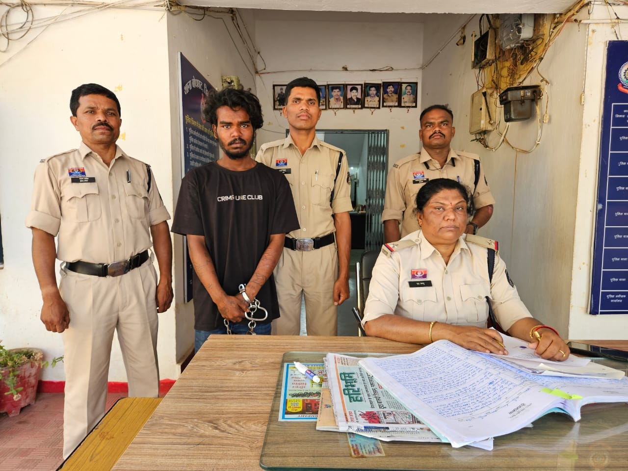 पुलिस ने किया आरोपी को गिरफ्तार