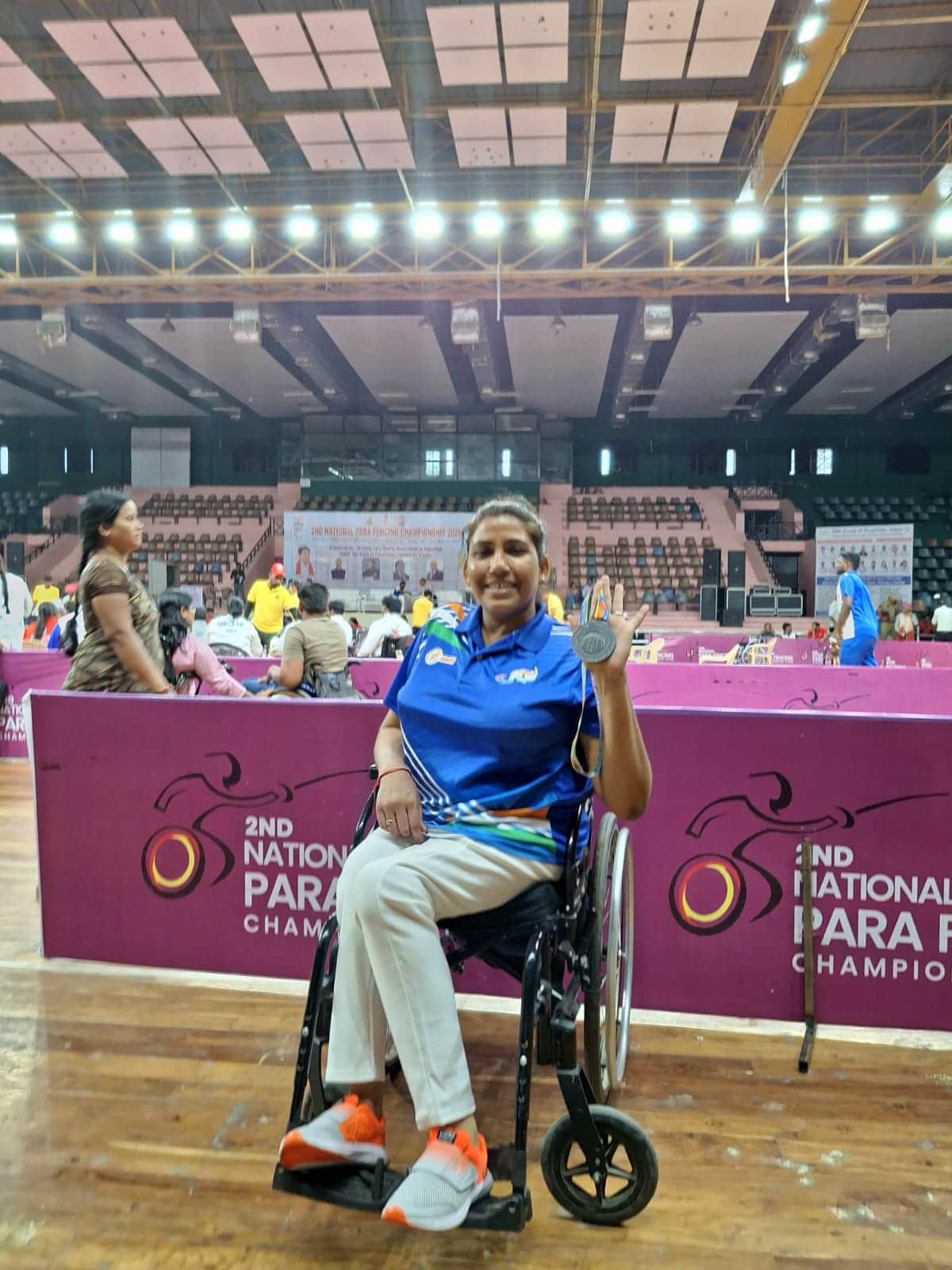 पैरा खिलाड़ी रेखा।