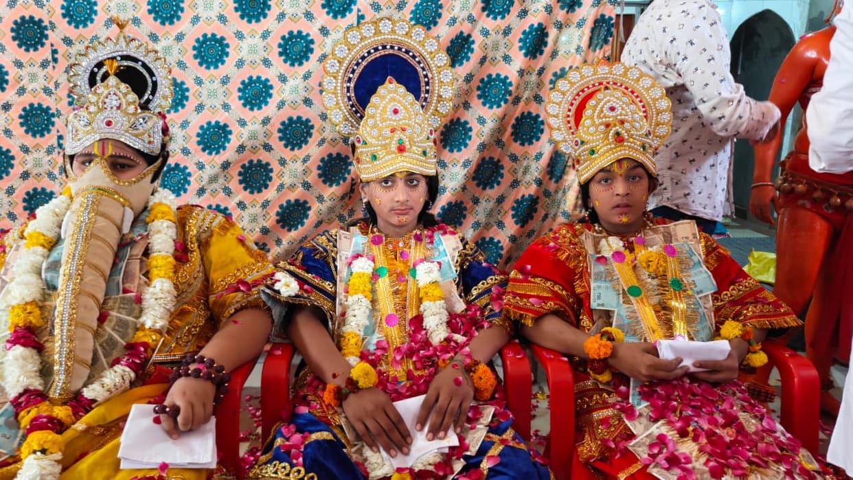 Hanuman Jayanti Celebrated by Cutting a Cake; Procession Taken Out