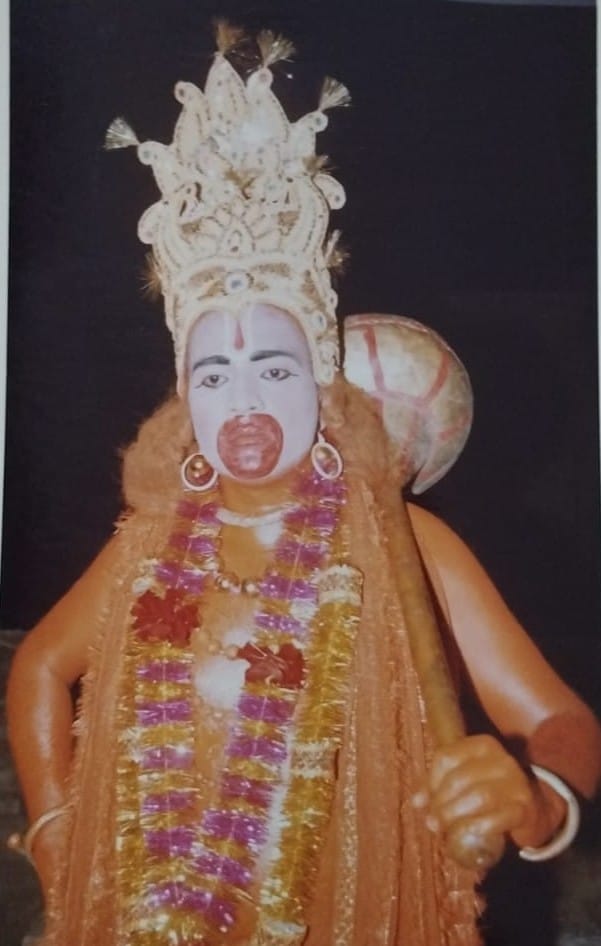Rajesh got a new identity by playing Hanuman in Ramlila.