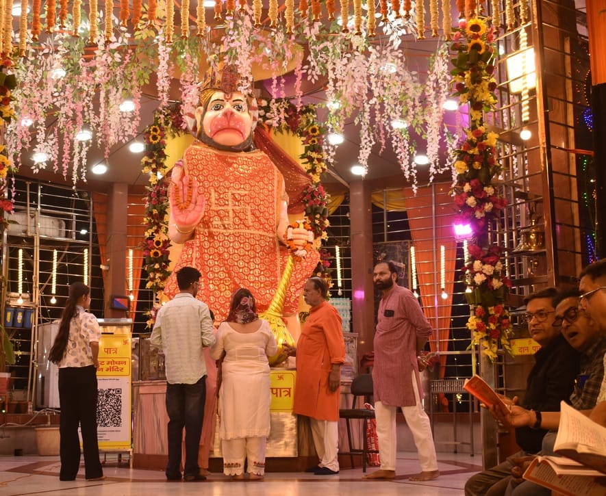 Hanuman Jayanti... Offer a metal mace to Bajrangbali for Shanti Shanti