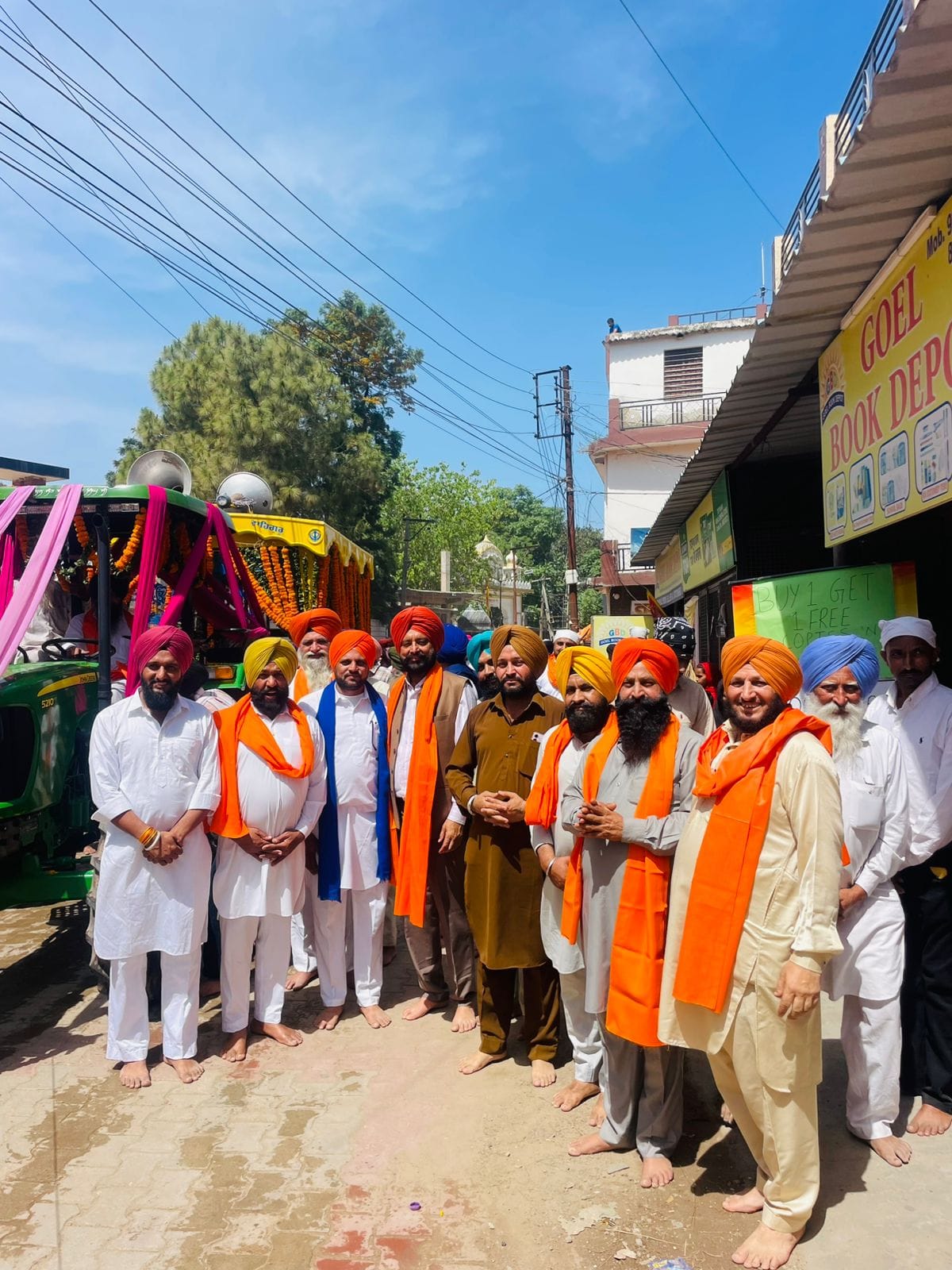 Nagar Kirtan on the death anniversary of Saint Baba Sundar Singh in Baddi
