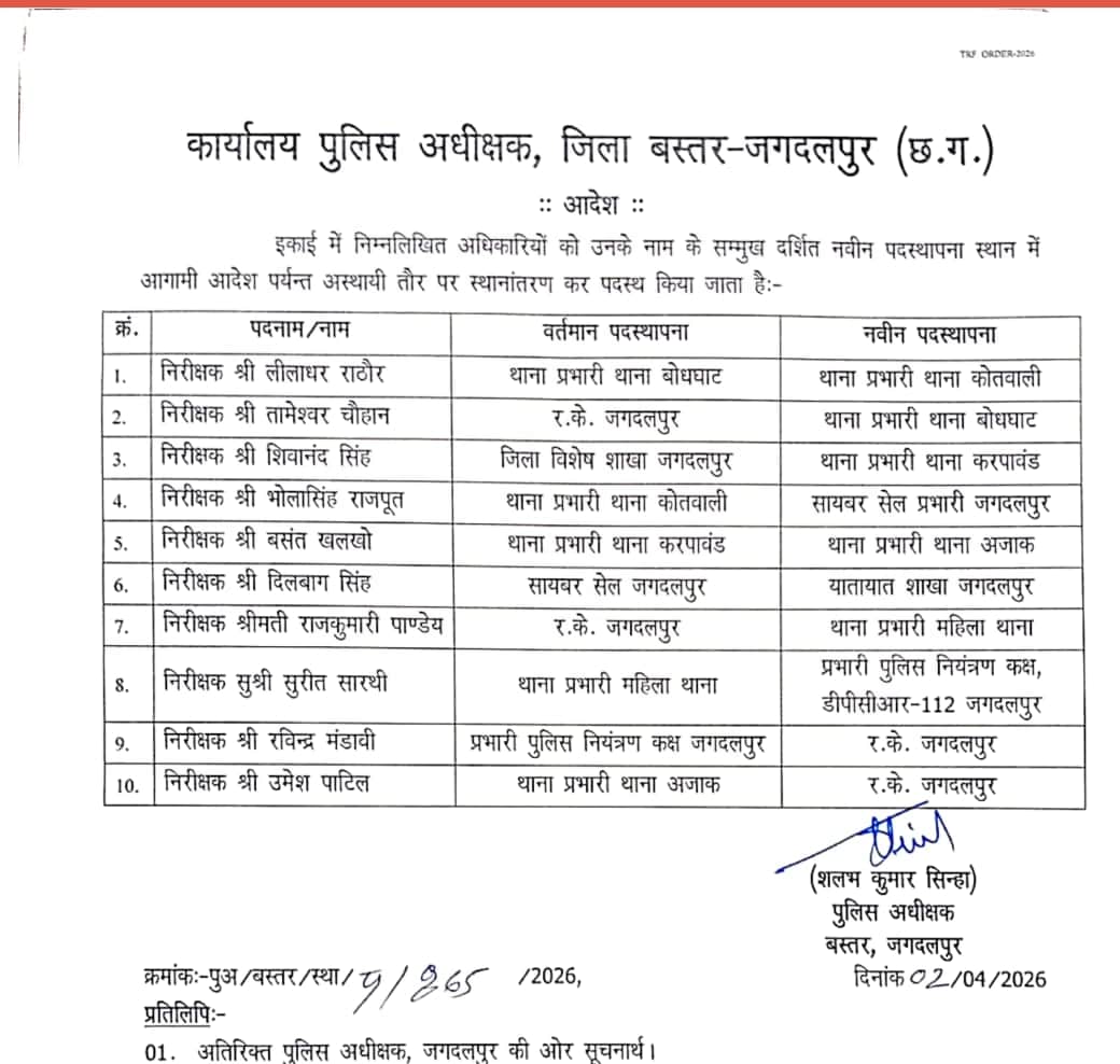 एसपी ने जारी किया पत्र