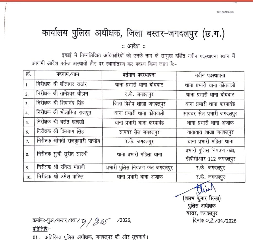 एसपी ने जारी किया पत्र