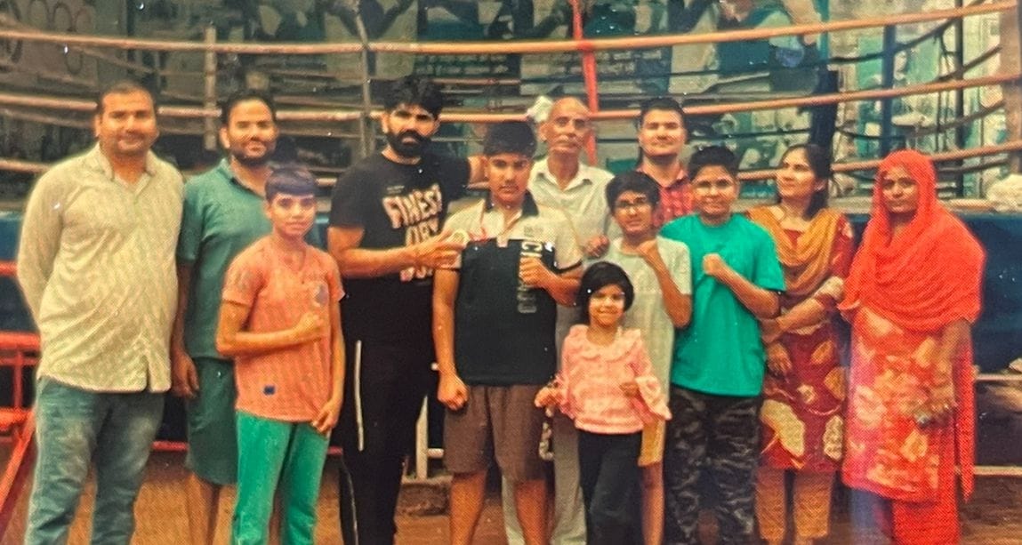 Rudra won gold in the State Sub Junior Boxing Championship