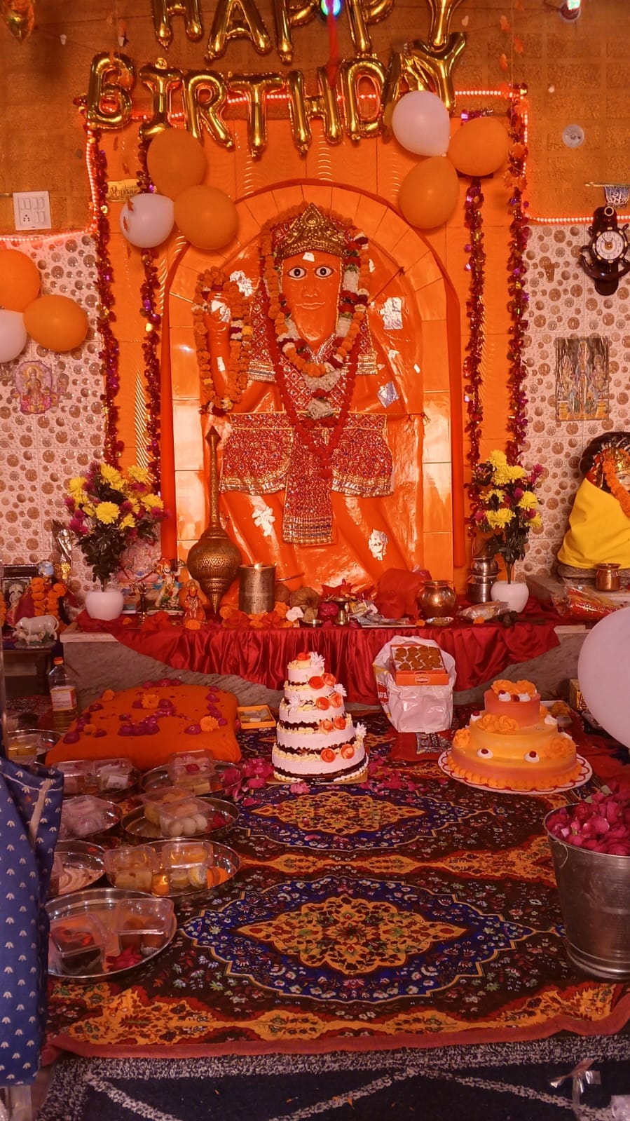Hanuman Jayanti celebrated with devotion, offerings of fifty-six offerings